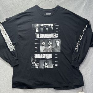 Urban Outfitters The Chainsmokers T-Shirt XXL long sleeve UO